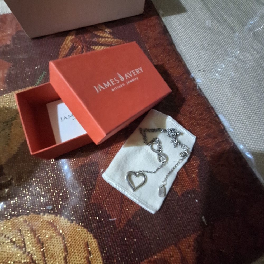 James Avery Silver Cross Necklace